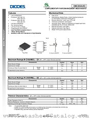 DMC3032LSD-13 datasheet pdf Diodes