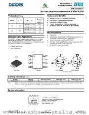 DMC4040SSD-13 datasheet pdf Diodes