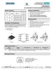 DMC4050SSD-13 datasheet pdf Diodes