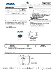 DMG4710SSS datasheet pdf Diodes