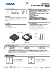 DMG7410SFG-13 datasheet pdf Diodes