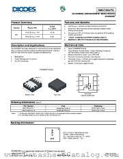 DMG7430LFG-7 datasheet pdf Diodes