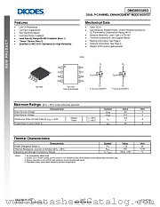 DMG9933USD-13 datasheet pdf Diodes