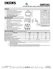 DMMT5401-7-F datasheet pdf Diodes