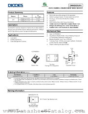 DMN25D0UFA-7B datasheet pdf Diodes