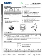 DMN30H4D0LFDE-13 datasheet pdf Diodes