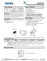 DMN62D1SFB datasheet pdf Diodes
