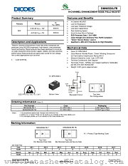 DMN65D8LFB-7B datasheet pdf Diodes