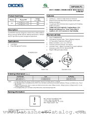 DMP2006UFG-13 datasheet pdf Diodes