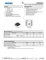 DMP2022LSS-13 datasheet pdf Diodes