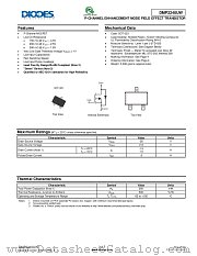 DMP2240UW-7 datasheet pdf Diodes