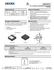 DMP3036SFG-13 datasheet pdf Diodes