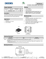 DMP3085LSS-13 datasheet pdf Diodes