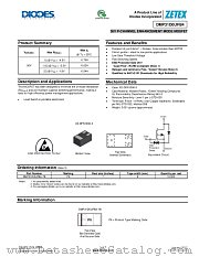 DMP31D0UFB4-7B datasheet pdf Diodes