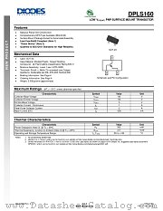 DPLS160-7 datasheet pdf Diodes