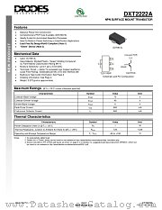 DXT2222A-13 datasheet pdf Diodes