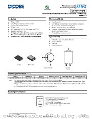 DXTN07100BP5 datasheet pdf Diodes