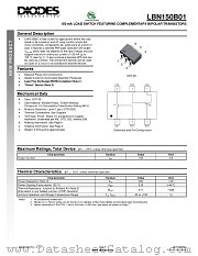 LBN150B01-7 datasheet pdf Diodes
