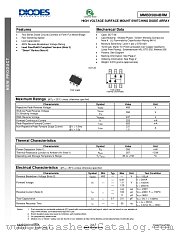 MMBD5004BRM-7 datasheet pdf Diodes