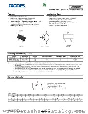 MMBT2907A-13-F datasheet pdf Diodes