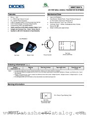 MMBT3906FA-7B datasheet pdf Diodes