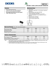 MMBT5551-7-F datasheet pdf Diodes