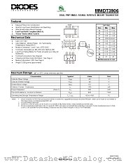 MMDT3906-7-F datasheet pdf Diodes