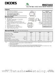 MMDT4403-7-F datasheet pdf Diodes