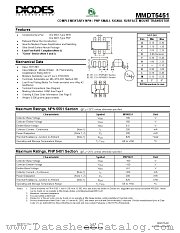 MMDT5451-7-F datasheet pdf Diodes