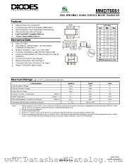 MMDT5551-7-F datasheet pdf Diodes