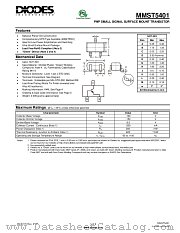 MMST5401-7-F datasheet pdf Diodes