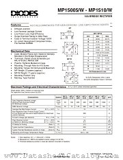 MP1510W datasheet pdf Diodes