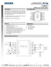 PAM8320 datasheet pdf Diodes