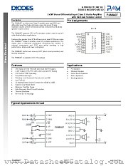 PAM8407DR datasheet pdf Diodes