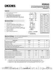PDR5G-13 datasheet pdf Diodes