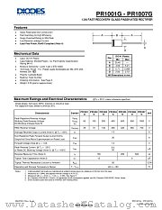 PR1003G-T datasheet pdf Diodes