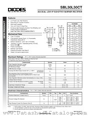 SBL30L30CT datasheet pdf Diodes