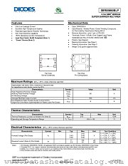 SBR05M60BLP-7 datasheet pdf Diodes