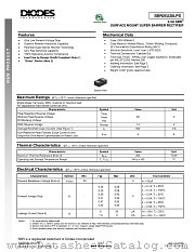 SBR05U20LPS-7 datasheet pdf Diodes