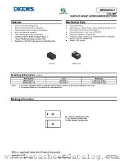 SBR05U20LP datasheet pdf Diodes