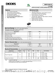 SBR07U20LPS-7 datasheet pdf Diodes