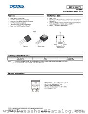 SBR10150CTE datasheet pdf Diodes
