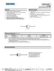 SBR12A45SD1 datasheet pdf Diodes