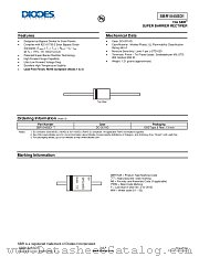 SBR1545SD1 datasheet pdf Diodes
