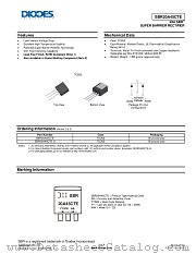 SBR20A45CTE datasheet pdf Diodes