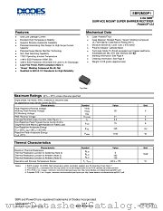 SBR2M30P1-7 datasheet pdf Diodes