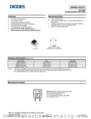 SBR30A100CTB-13 datasheet pdf Diodes