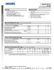 SBR30A100CTE datasheet pdf Diodes