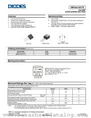 SBR30A120CTE datasheet pdf Diodes