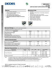 SBR3U20SA-13 datasheet pdf Diodes